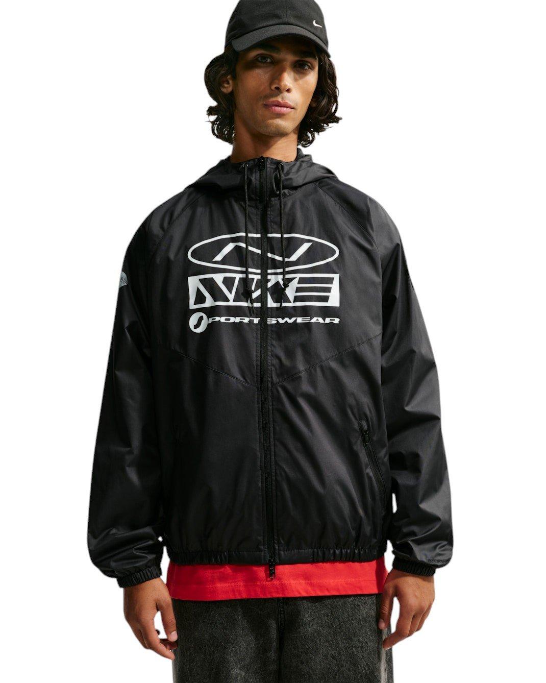 Nike Men's Windrunner 72 Storm-FIT Graphic Jacket - BLACK